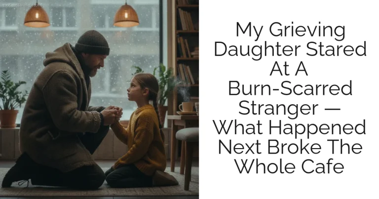 My Grieving Daughter Stared At A Burn-Scarred Stranger — What Happened Next Broke The Whole Cafe