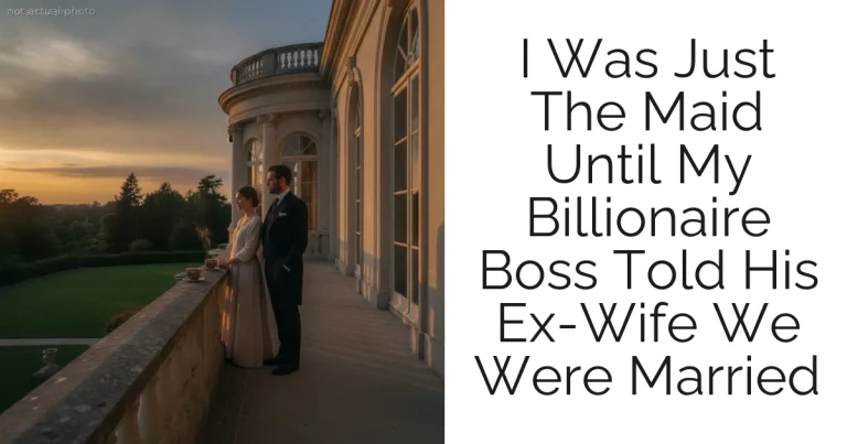 I Was Just The Maid Until My Billionaire Boss Told His Ex-Wife We Were Married
