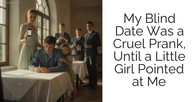 My Blind Date Was a Cruel Prank, Until a Little Girl Pointed at Me