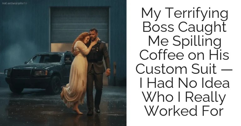My Terrifying Boss Caught Me Spilling Coffee on His Custom Suit — I Had No Idea Who I Really Worked For