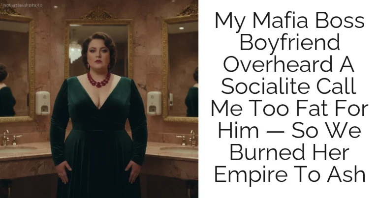 My Mafia Boss Boyfriend Overheard A Socialite Call Me Too Fat For Him — So We Burned Her Empire To Ash