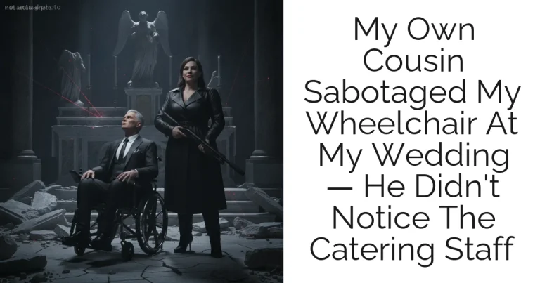 My Own Cousin Sabotaged My Wheelchair At My Wedding — He Didn't Notice The Catering Staff