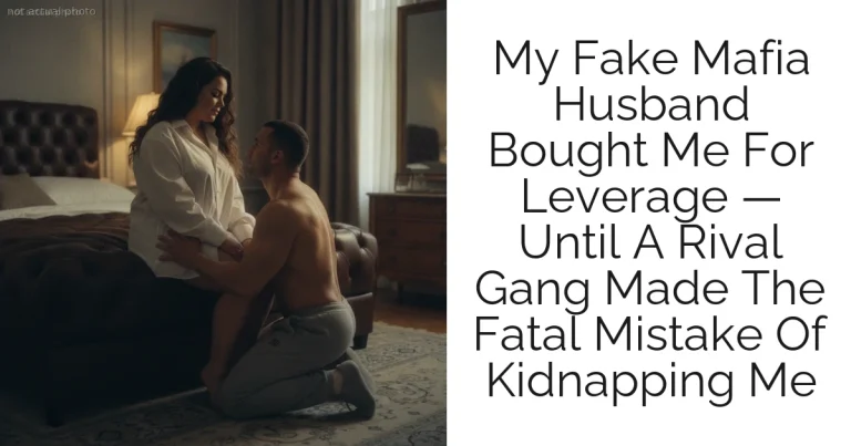 My Fake Mafia Husband Bought Me For Leverage — Until A Rival Gang Made The Fatal Mistake Of Kidnapping Me