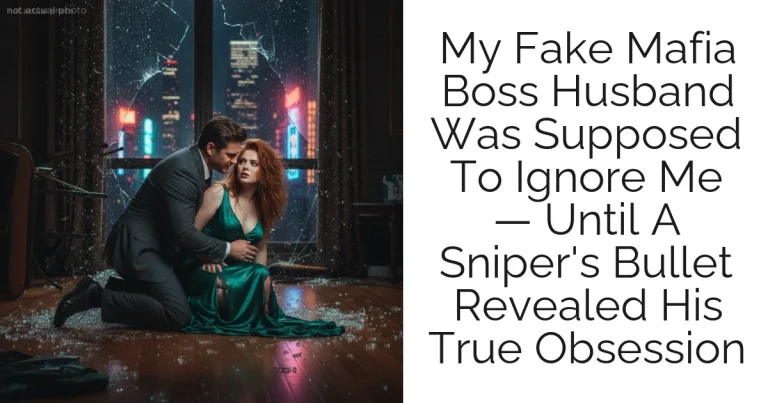 My Fake Mafia Boss Husband Was Supposed To Ignore Me — Until A Sniper's Bullet Revealed His True Obsession