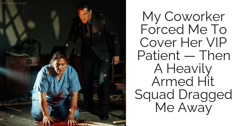 My Coworker Forced Me To Cover Her VIP Patient — Then A Heavily Armed Hit Squad Dragged Me Away