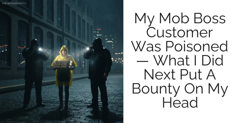 My Mob Boss Customer Was Poisoned — What I Did Next Put A Bounty On My Head