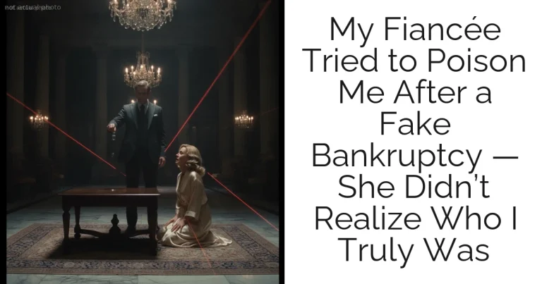 My Fiancée Tried to Poison Me After a Fake Bankruptcy — She Didn’t Realize Who I Truly Was