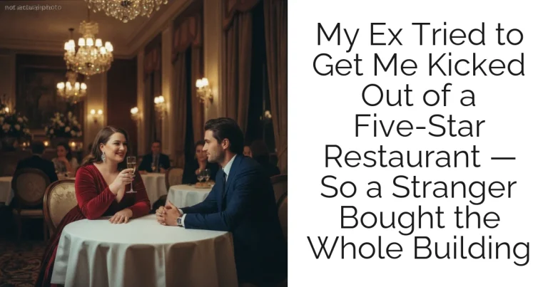 My Ex Tried to Get Me Kicked Out of a Five-Star Restaurant — So a Stranger Bought the Whole Building