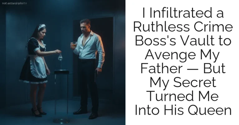 I Infiltrated a Ruthless Crime Boss's Vault to Avenge My Father — But My Secret Turned Me Into His Queen