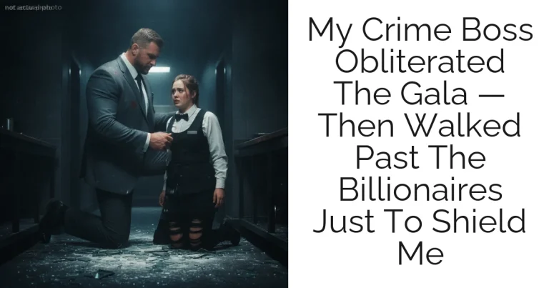 My Crime Boss Obliterated The Gala — Then Walked Past The Billionaires Just To Shield Me