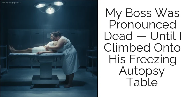 My Boss Was Pronounced Dead — Until I Climbed Onto His Freezing Autopsy Table