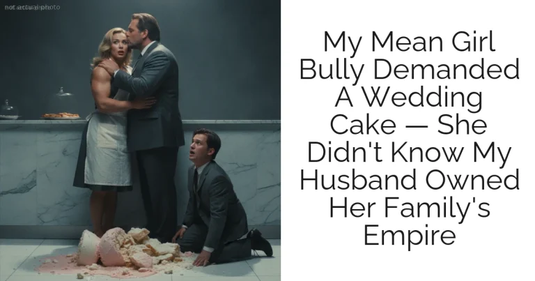 My Mean Girl Bully Demanded A Wedding Cake — She Didn't Know My Husband Owned Her Family's Empire
