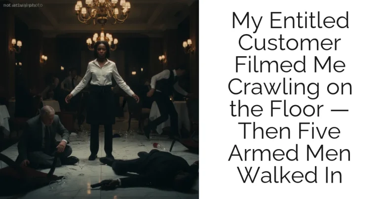 My Entitled Customer Filmed Me Crawling on the Floor — Then Five Armed Men Walked In