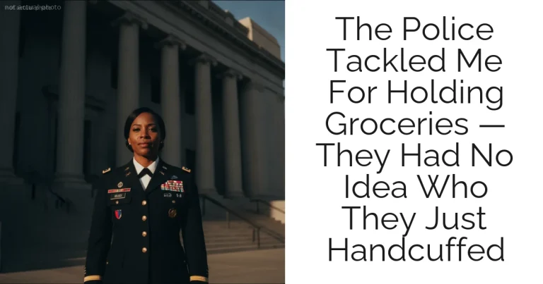 The Police Tackled Me For Holding Groceries — They Had No Idea Who They Just Handcuffed