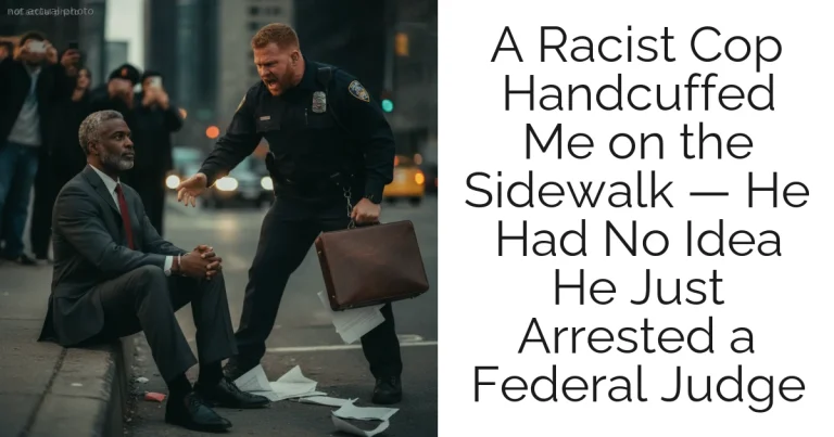 A Racist Cop Handcuffed Me on the Sidewalk — He Had No Idea He Just Arrested a Federal Judge