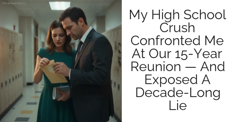 My High School Crush Confronted Me At Our 15-Year Reunion — And Exposed A Decade-Long Lie