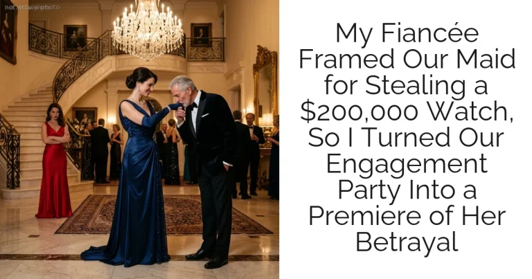 My Fiancée Framed Our Maid for Stealing a $200,000 Watch, So I Turned Our Engagement Party Into a Premiere of Her Betrayal