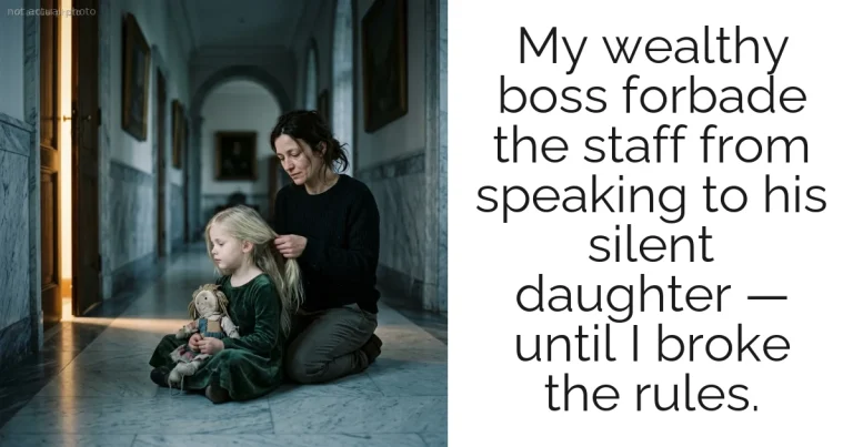 My wealthy boss forbade the staff from speaking to his silent daughter — until I broke the rules.