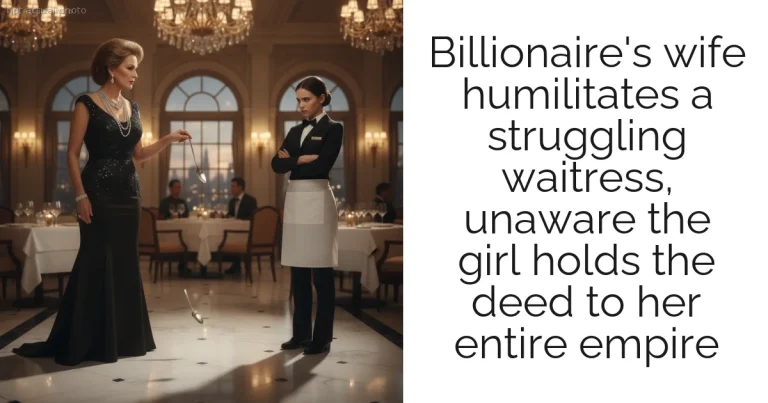 Billionaire's wife humilitates a struggling waitress, unaware the girl holds the deed to her entire empire