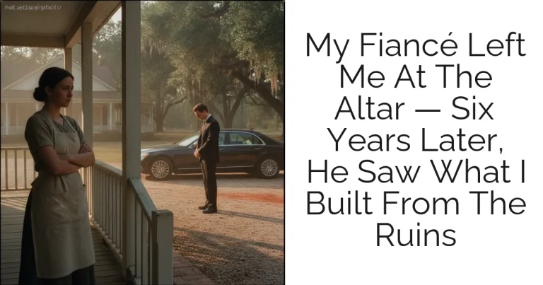 My Fiancé Left Me At The Altar — Six Years Later, He Saw What I Built From The Ruins