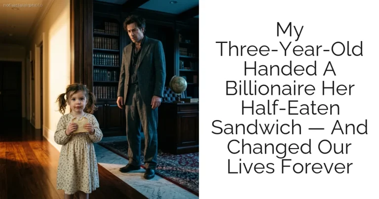 My Three-Year-Old Handed A Billionaire Her Half-Eaten Sandwich — And Changed Our Lives Forever