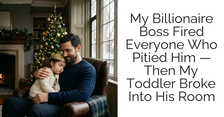 My Billionaire Boss Fired Everyone Who Pitied Him — Then My Toddler Broke Into His Room