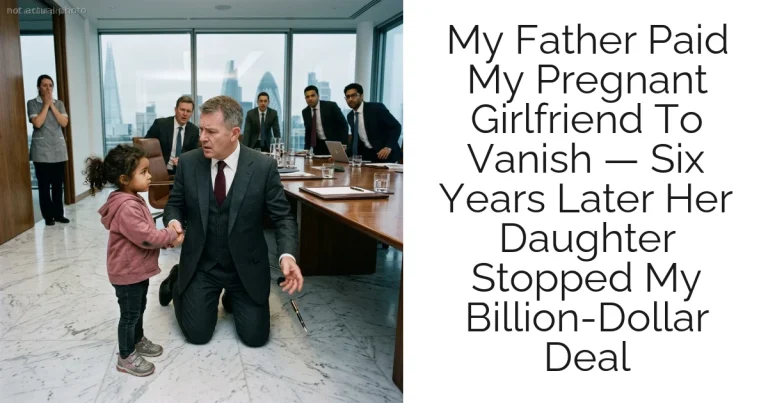 My Father Paid My Pregnant Girlfriend To Vanish — Six Years Later Her Daughter Stopped My Billion-Dollar Deal
