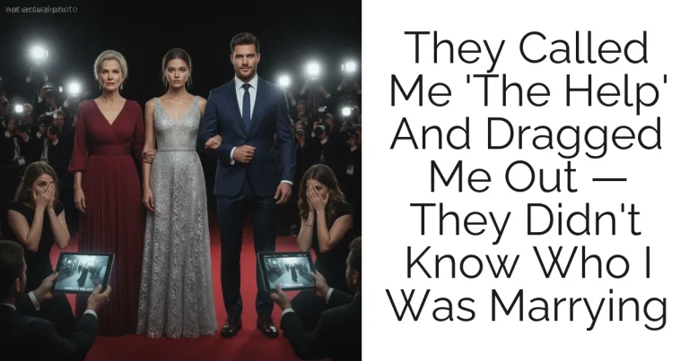They Called Me 'The Help' And Dragged Me Out — They Didn't Know Who I Was Marrying