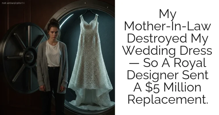 My Mother-In-Law Destroyed My Wedding Dress — So A Royal Designer Sent A $5 Million Replacement.