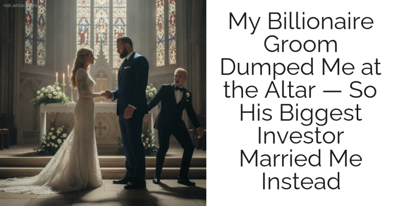 My Billionaire Groom Dumped Me at the Altar — So His Biggest Investor Married Me Instead