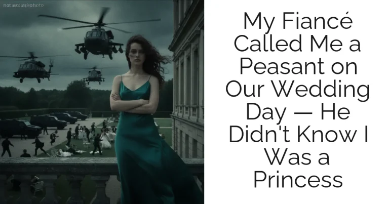 My Fiancé Called Me a Peasant on Our Wedding Day — He Didn't Know I Was a Princess