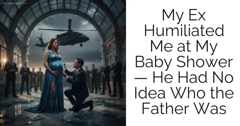 My Ex Humiliated Me at My Baby Shower — He Had No Idea Who the Father Was