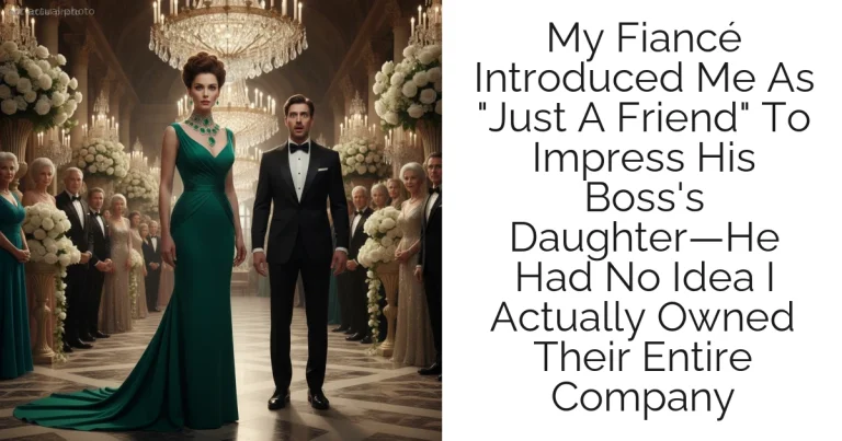 My Fiancé Introduced Me As "Just A Friend" To Impress His Boss's Daughter—He Had No Idea I Actually Owned Their Entire Company