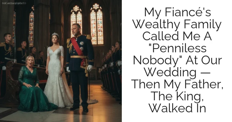 My Fiancé's Wealthy Family Called Me A "Penniless Nobody" At Our Wedding — Then My Father, The King, Walked In