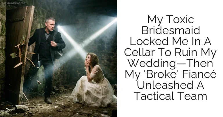My Toxic Bridesmaid Locked Me In A Cellar To Ruin My Wedding—Then My 'Broke' Fiancé Unleashed A Tactical Team