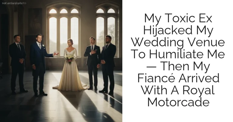My Toxic Ex Hijacked My Wedding Venue To Humiliate Me — Then My Fiancé Arrived With A Royal Motorcade