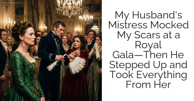 My Husband's Mistress Mocked My Scars at a Royal Gala—Then He Stepped Up and Took Everything From Her