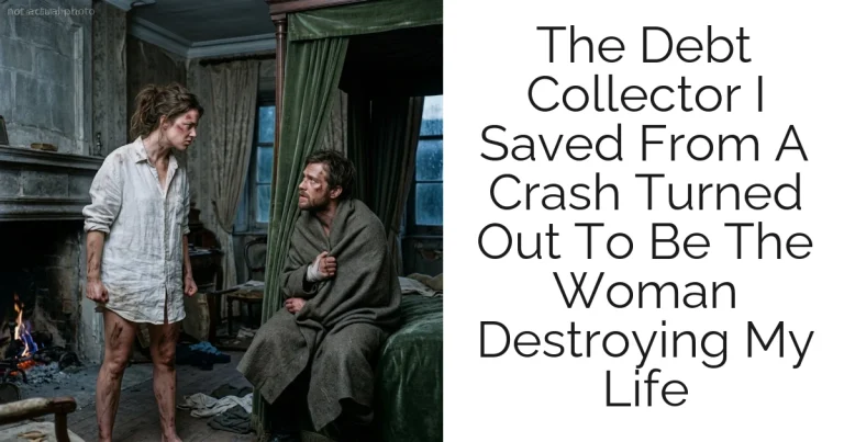 The Debt Collector I Saved From A Crash Turned Out To Be The Woman Destroying My Life