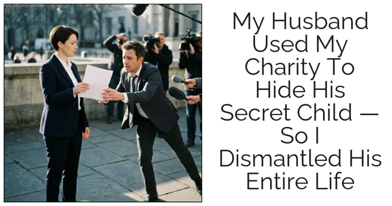 My Husband Used My Charity To Hide His Secret Child — So I Dismantled His Entire Life