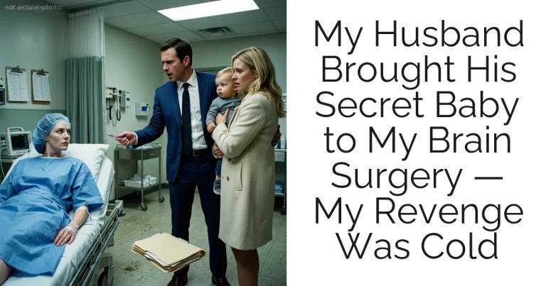 My Husband Brought His Secret Baby to My Brain Surgery — My Revenge Was Cold