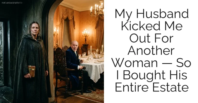My Husband Kicked Me Out For Another Woman — So I Bought His Entire Estate