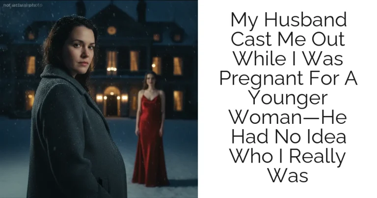 My Husband Cast Me Out While I Was Pregnant For A Younger Woman—He Had No Idea Who I Really Was