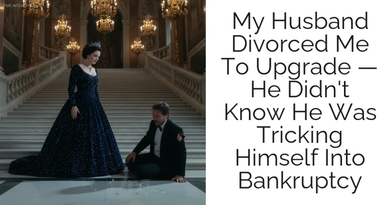 My Husband Divorced Me To Upgrade — He Didn't Know He Was Tricking Himself Into Bankruptcy