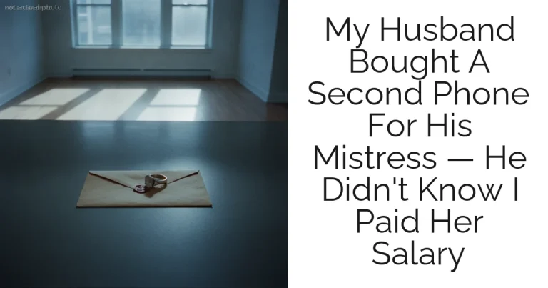 My Husband Bought A Second Phone For His Mistress — He Didn't Know I Paid Her Salary