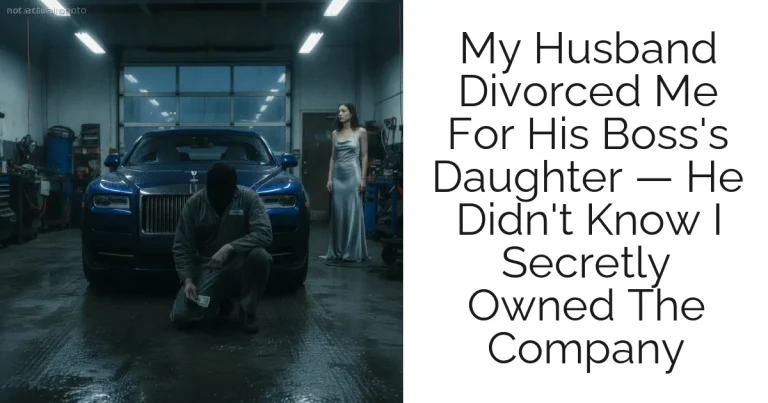 My Husband Divorced Me For His Boss's Daughter — He Didn't Know I Secretly Owned The Company