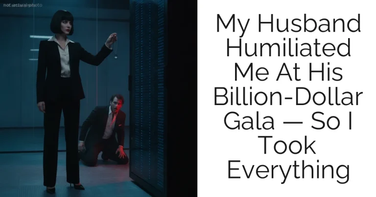 My Husband Humiliated Me At His Billion-Dollar Gala — So I Took Everything