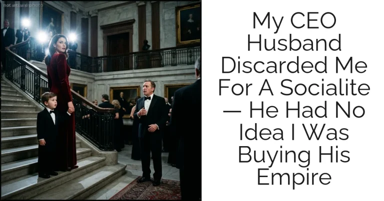 My CEO Husband Discarded Me For A Socialite — He Had No Idea I Was Buying His Empire