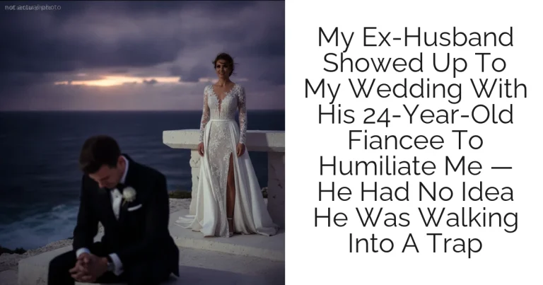 My Ex-Husband Showed Up To My Wedding With His 24-Year-Old Fiancee To Humiliate Me — He Had No Idea He Was Walking Into A Trap