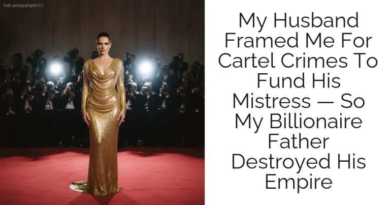 My Husband Framed Me For Cartel Crimes To Fund His Mistress — So My Billionaire Father Destroyed His Empire