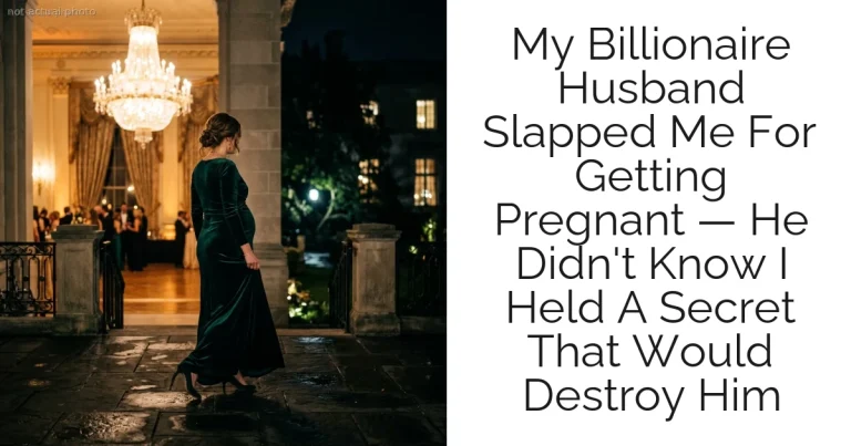 My Billionaire Husband Slapped Me For Getting Pregnant — He Didn't Know I Held A Secret That Would Destroy Him